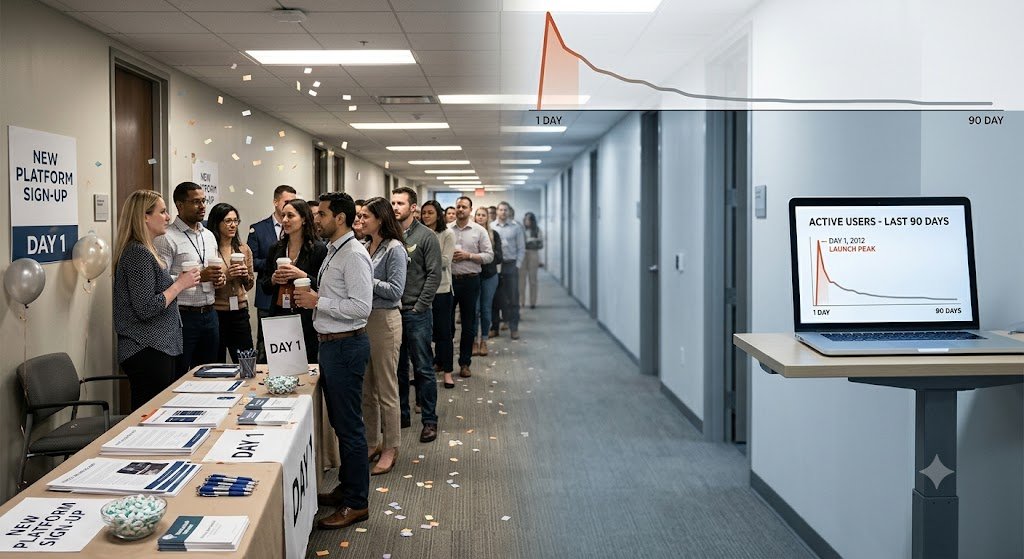 Why Wellbeing Program Participation Collapses After Launch — and How to Sustain It